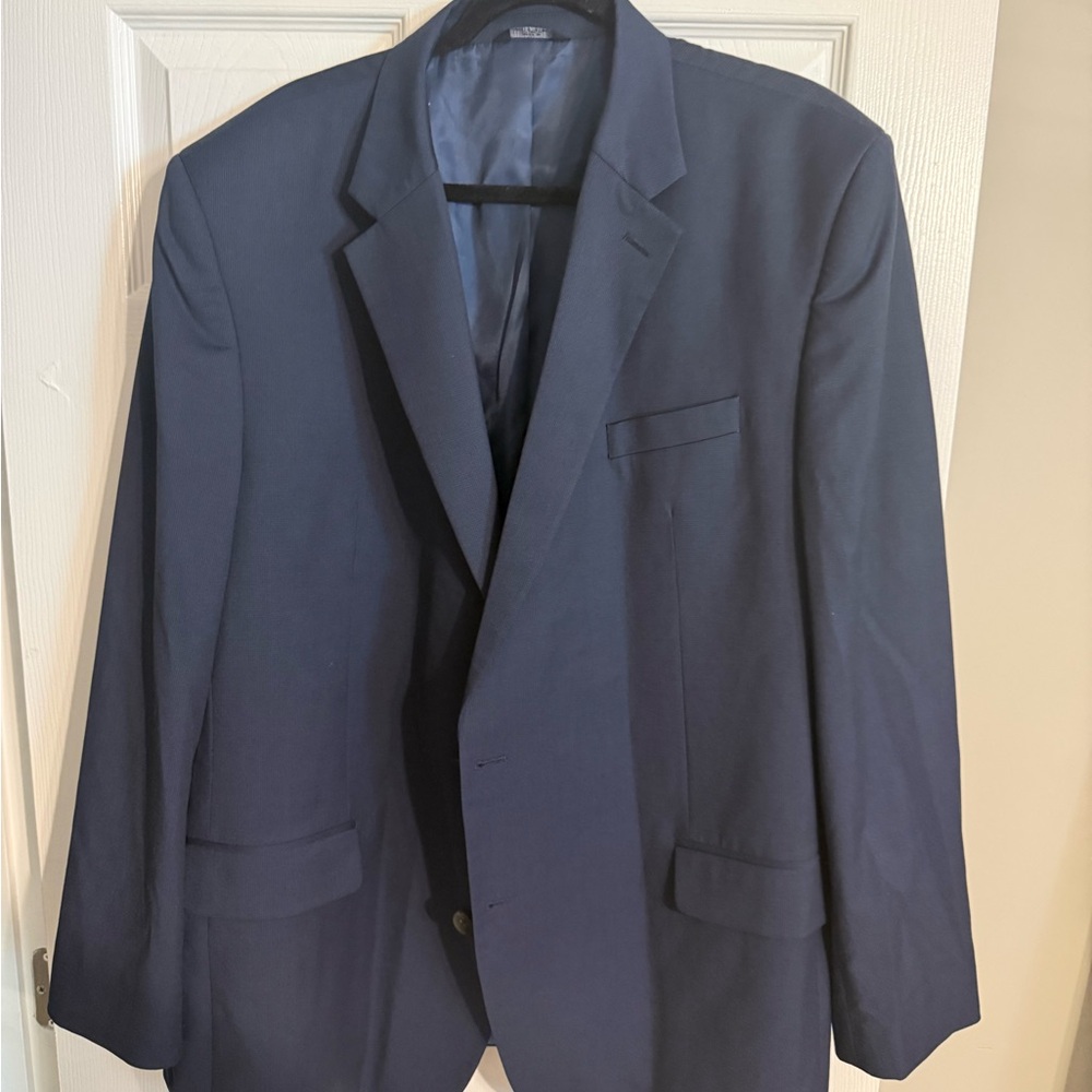 Haggar Men's Dark Blue Blazer